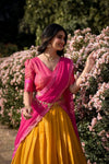 PREMIUM KANCHIPURAM LEHENGA CHOLI SET (WDN109) 05 - suitswala