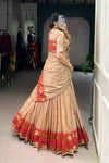 PURE CHANDERI ZARI WEAVING LEHENGA CHOLI WITH DUPATTA (WDN92) 02 - suitswala