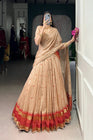 PURE CHANDERI ZARI WEAVING LEHENGA CHOLI WITH DUPATTA (WDN92) 02 - suitswala