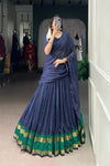 PURE CHANDERI ZARI WEAVING LEHENGA CHOLI WITH DUPATTA (WDN92) 04 - suitswala