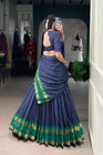 PURE CHANDERI ZARI WEAVING LEHENGA CHOLI WITH DUPATTA (WDN92) 04 - suitswala