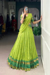 PURE CHANDERI ZARI WEAVING LEHENGA CHOLI WITH DUPATTA (WDN92) 06 - suitswala