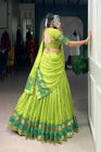 PURE CHANDERI ZARI WEAVING LEHENGA CHOLI WITH DUPATTA (WDN92) 06 - suitswala