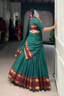 PURE CHANDERI ZARI WEAVING LEHENGA CHOLI WITH DUPATTA (WDN92) 07 - suitswala