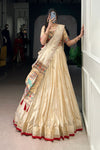 SHIMER PAITHANI ZARI WEAVING LEHENGA CHOLI WITH DUPATTA (WDN96) - suitswala