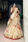 SHIMER PAITHANI ZARI WEAVING LEHENGA CHOLI WITH DUPATTA (WDN96) - suitswala