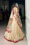 SHIMER PAITHANI ZARI WEAVING LEHENGA CHOLI WITH DUPATTA (WDN96) - suitswala