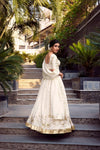 SILVER GLOSY SEQUINS EMBROIDERED LEHENGA CHOLI WITH DUPATTA (WDN120) - suitswala