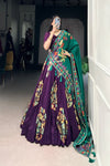 TUSSAR SILK LEHENGA CHOLI WITH DUPATA (WDN124) 03 - suitswala