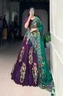 TUSSAR SILK LEHENGA CHOLI WITH DUPATA (WDN124) 03 - suitswala