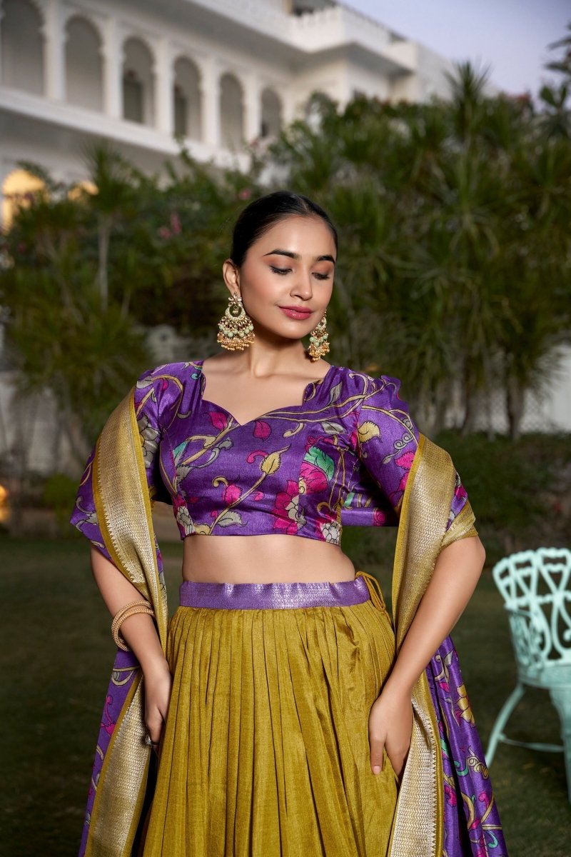 WEDDING SPECIAL DOLA SILK PRINTED LEHENGA CHOLI (WDN117) 01 - suitswala