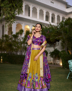 WEDDING SPECIAL DOLA SILK PRINTED LEHENGA CHOLI (WDN117) 01