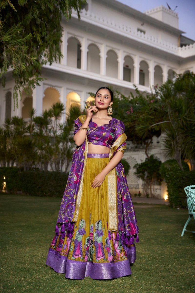 WEDDING SPECIAL DOLA SILK PRINTED LEHENGA CHOLI (WDN117) 01 - suitswala