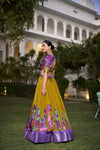 WEDDING SPECIAL DOLA SILK PRINTED LEHENGA CHOLI (WDN117) 01 - suitswala