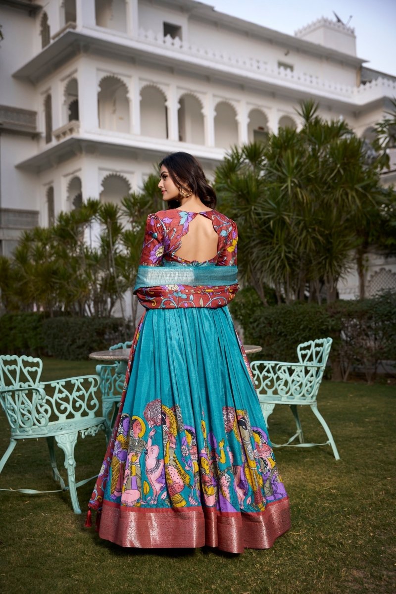 WEDDING SPECIAL DOLA SILK PRINTED LEHENGA CHOLI (WDN117) - suitswala