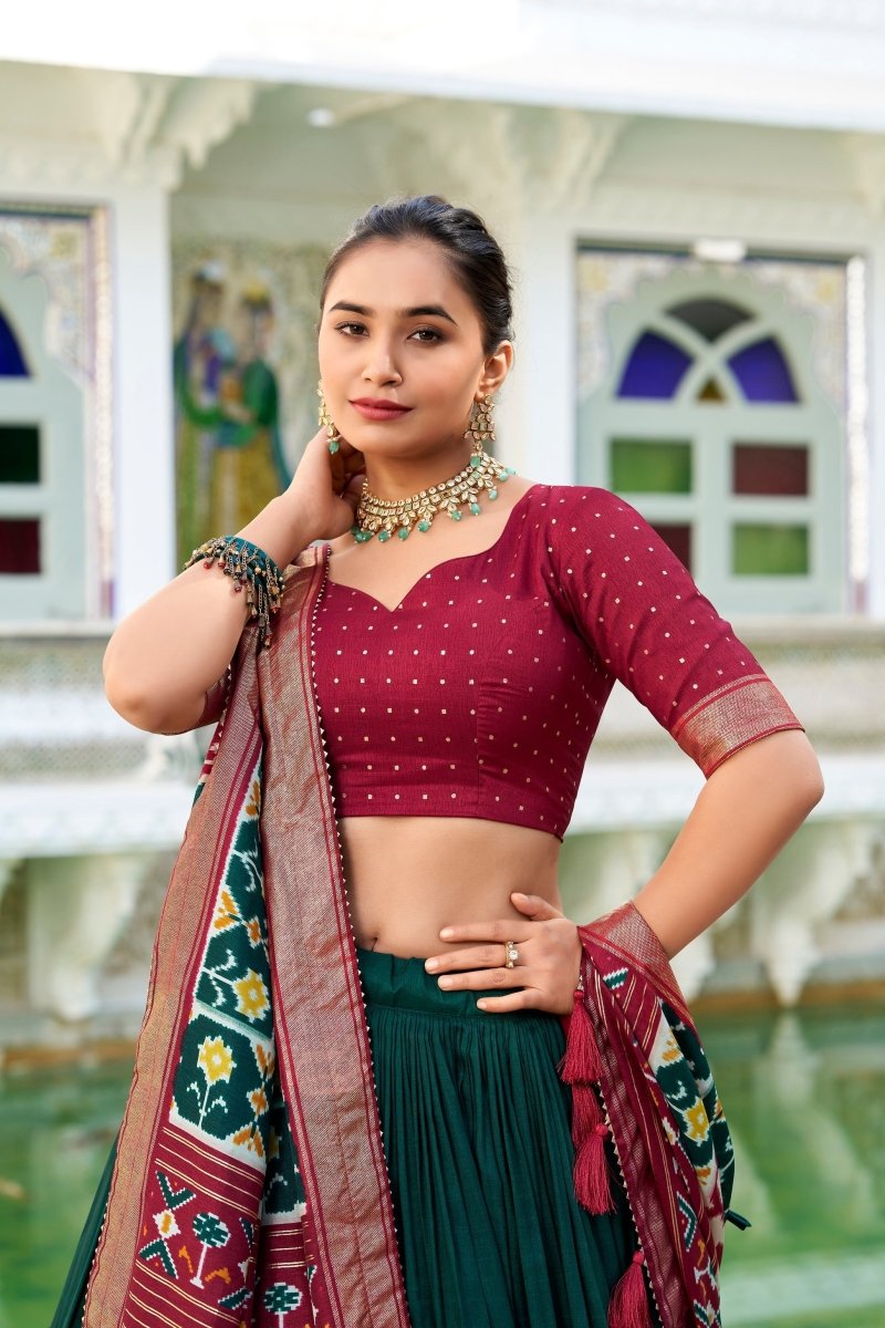 WEDDING SPECIAL PATOLA PRINTED LEHENGA CHOLI (WDN115) 01) - suitswala
