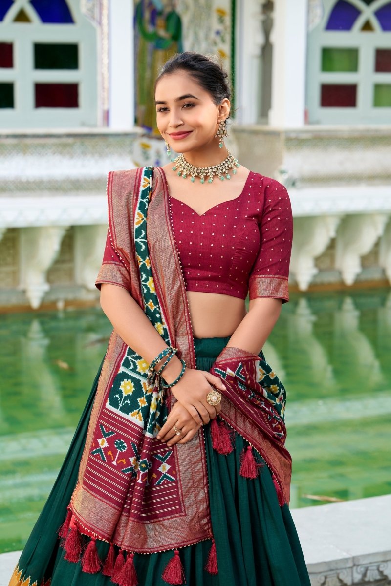 WEDDING SPECIAL PATOLA PRINTED LEHENGA CHOLI (WDN115) 01) - suitswala