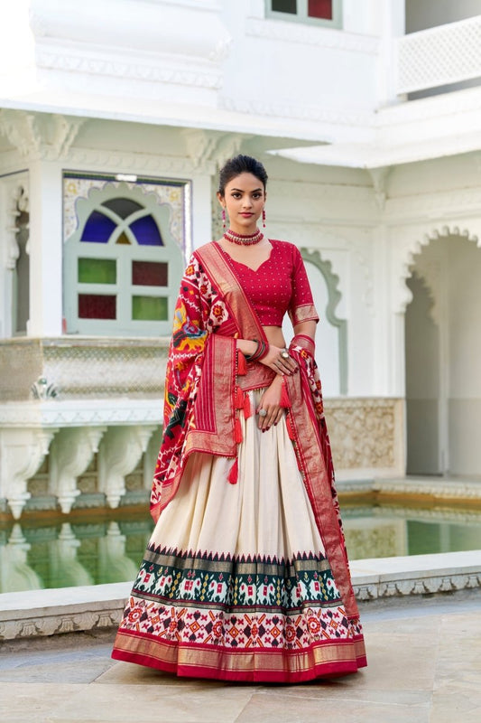 WEDDING SPECIAL PATOLA PRINTED LEHENGA CHOLI (WDN115) - suitswala