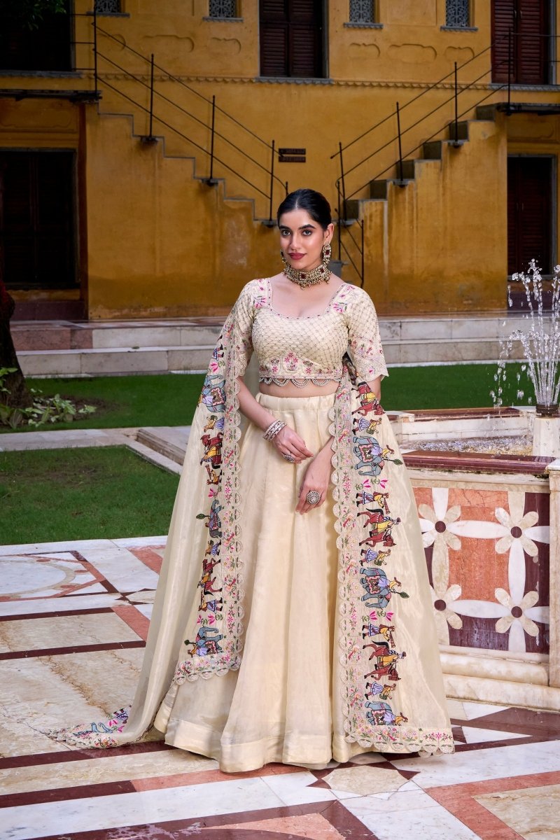 WEDDING SPECIAL RASPBERRY SEQUINS AND THREAD EMBROIDERY LEHENGA CHOLI (WDN134) - suitswala