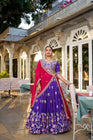 WEDDING SPECIAL VICHITRA SILK THREAD EMBROIDERED LEHENGA CHOLI (WDN118) - suitswala