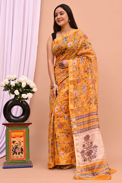 Premium Maheshwari Silk Saree (SWSRMAH22)