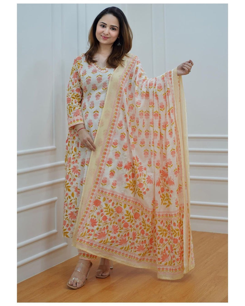 Buy Rani Prints Afghani Suit Set (Medium, BLUE) at Amazon.in